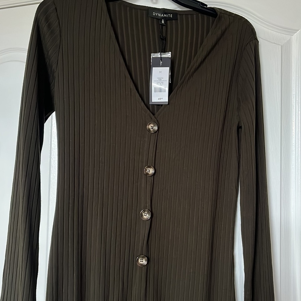 Fitted Ribbed Dress - Picture 3 of 3